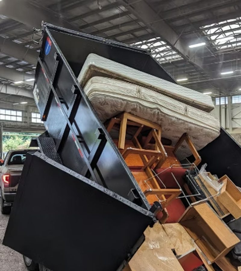 Junk Removal Dump Trailer